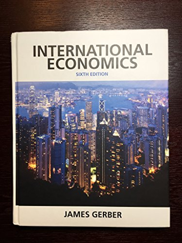 International Economics; James Gerber; 2012