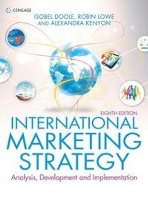 International Marketing Strategy; Robin Lowe; 2019