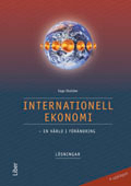 Internationell ekonomi, lösningar; Cege Ekström; 2008