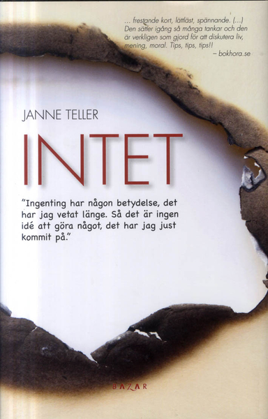 Intet; Janne Teller; 2012