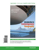 Introduction to Contemporary Geography; James M. Rubenstein, William H. Renwick, Carl T. Dahlman; 2012