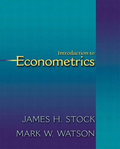 Introduction to Econometrics; James H. Stock, Mark W. Watson; 2003