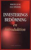 Investeringsbedömning - en introd; Birger Ljung; 1996