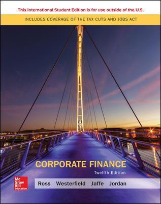 ISE Corporate Finance; Stephen Ross; 2018