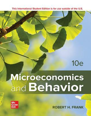 ISE Microeconomics and Behavior; Robert Frank; 2020