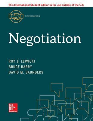 ISE Negotiation; Roy Lewicki; 2019