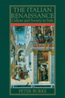 Italian renaissance - culture and society in italy; Peter Burke; 1999