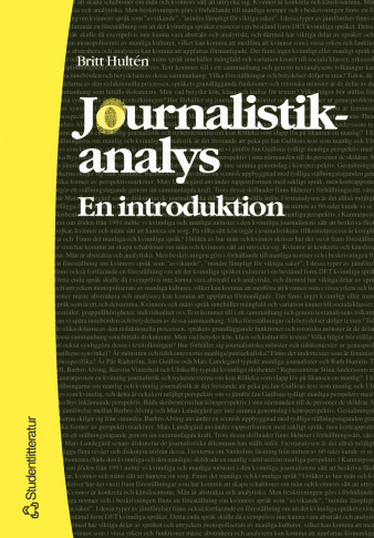 Journalistikanalys; Britt Hultén; 2000