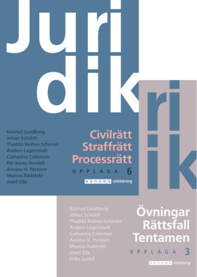 Juridik - civilrätt, straffrätt, processrätt Paket; Konrad Lundberg, Johan Schüldt, Theddo Rother-Schirren, Anders Lagerstedt, Catharina Calleman, Per Jonas Nordell, Annina Persson H, Marcus Radetzki, Josef Zila; 2021