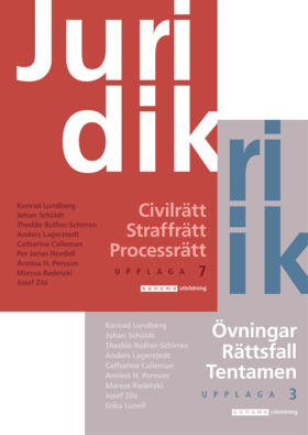 Juridik - Civilrätt, straffrätt, processrätt (Paket); Konrad Lundberg, Johan Schüldt, Theddo Rother-Schirren, Anders Lagerstedt, Catharina Calleman, Per Jonas Nordell, Annina Persson H, Marcus Radetzki, Josef Zila; 2023