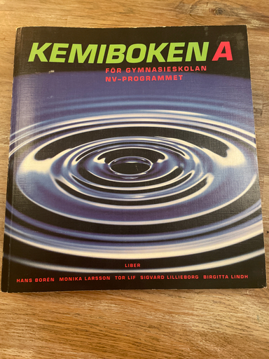 Kemiboken A; Hans Borén; 1998