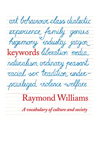 Keywords; Raymond Williams; 1988