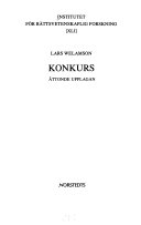 Konkurs; Lars Welamson; 1988