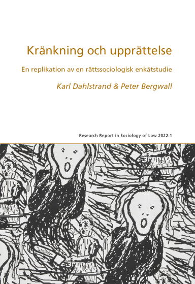 Kränkning och upprättelse; Karl Dahlstrand, Peter Bergwall; 2022