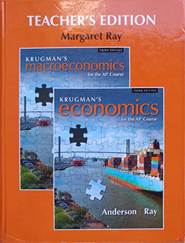 Krugman's Economics for the AP* Course; David Anderson, Margaret Ray