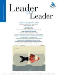 Leader to Leader (LTL), Volume 60, Spring 2011; Claes Hultling; 2011