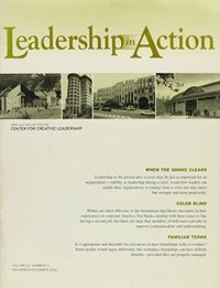 Leadership in Action, Volume 22, No. 5, 2002; Cecilia Trenter; 2003