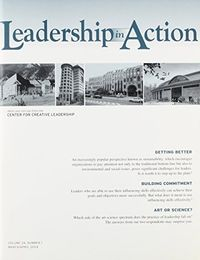 Leadership in Action, Volume 24, No. 1, 2004,; Margareta Bäck-Wiklund; 2004