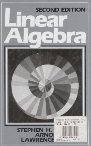 Linear algebra; Stephen H. Friedberg; 1989