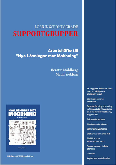 Lösningsfokuserade Supportgrupper; Kerstin Måhlberg, Maud Sjöblom; 2016