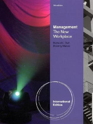 Management; Richard L. Daft, Dorothy Marcic; 2010