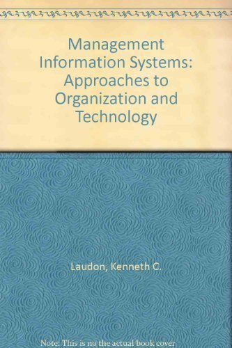 Management Information Systems; Kenneth C. Laudon; 1998