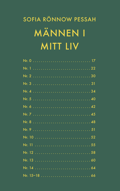 Männen i mitt liv; Sofia Rönnow Pessah; 2020