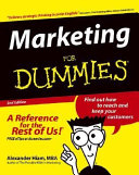 Marketing For Dummies; Alexander Hiam; 2004