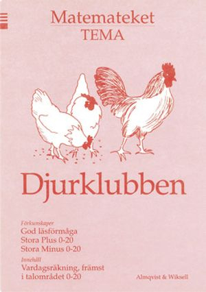 Matemateket Djurklubben 10-pack; Inger Slettenmark, Birgit Eriksson, Lennart Skoogh; 1992