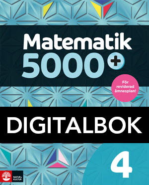 Matematik 5000+ Kurs 4 Lärobok Digitalbok Uppl2021; Lena Alfredsson, Sanna Bodemyr, Hans Heikne; 2020