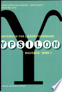 Matematik for lærerstuderende; Hans Christian Hansen; 2007