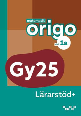 Matematik Origo nivå 1a Lärarstöd+; Verner Gerholm, Kerstin Olofsson; 2025