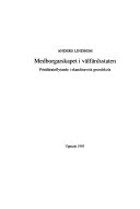 Medborgarskapet i välfärdsstaten: föräldrainflytande i skandinavisk grundskolaVolym 123 av Acta Universitatis UpsaliensisVolym 123 av Acta Universitatis Upsaliensis: Skrifter utgivna av Statsvetenskapliga föreningen i Uppsala, ISSN 0346-7538Volym 123 av Skrifter utgivna av Statsvetenskapliga föreningen i Uppsala, ISSN 0346-7538Volym 123 av Uppsala Universitet: [Acta Universitatis Upsaliensis, Skrifter - Statsvetenskapliga Föreningen]; Anders Lindbom; 1995