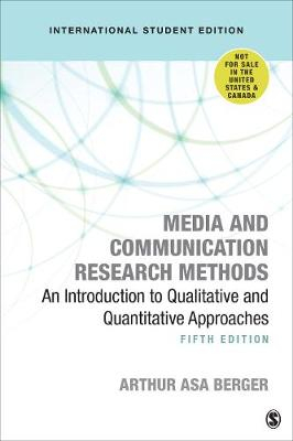 Media and communication research methods; Arthur Asa Berger; 2020