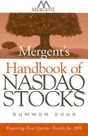 Mergent's Handbook of NASDAQ Stocks Summer 2006: Featuring First-Quarter Re; Jonas Tallberg; 2006