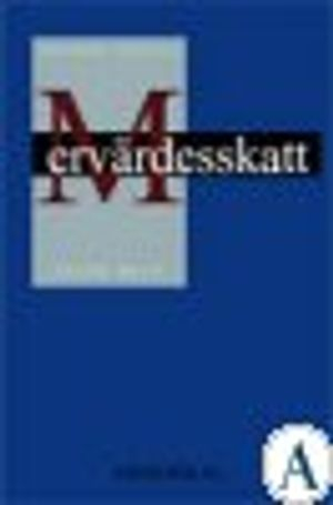 Mervärdesskatt; Peter Melz; 2001