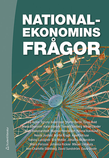 Nationalekonomins frågor; Lina Aldén, Tommy Andersson, Martin Berlin, Tessa Bold, Maria Börjesson, Karin Edmark, Tomas Ekenberg, Mikael Elinder, Mats Hammarstedt, Magnus Henrekson, Helena Holmlund, Henrik Jordahl, Martin Kragh, Agneta Kruse, Tommy Lundgren, Erik Mohlin, Johanna Möllerström, Maria Persson, Johanna Rickne, Mikael Stenkula, Ann-Charlotte Ståhlberg, David Sundström, David Vestin; 2017