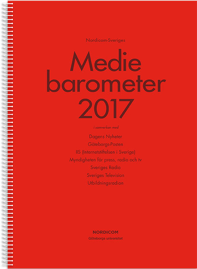 Nordicom-Sveriges Mediebarometer 2017; Jonas Ohlsson; 2018