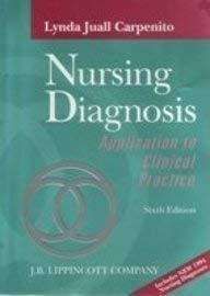 Nursing diagnosis : application to clinical practice; Lynda Juall Carpenito; 1995