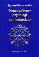 Organisationspsykologi och ledarskap; Sigvard Rubenowitz; 1994