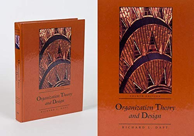 Organization theory and design; Richard L. Daft; 1992