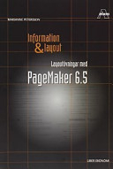 Pagemaker 6.5 Övn inf/layout; Marianne Petersson; 2001