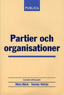 Partier och organisationer; Mats Bäck; 1997