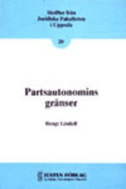 Partsautonomins gränser; Bengt Lindell; 1988