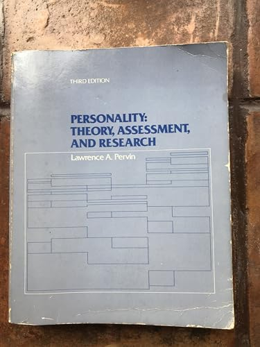 Personlity: Theory and Research; Lawrence A. Pervin; 1980