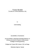 Play in retrospectionActa Universitatis GothoburgensisVolym 189 av Acta Universitatis Gothoburgensis: Göteborg studies in educational sciencesVolym 189 av Göteborg studies in educational sciences, ISSN 0436-1121; Anette Sandberg; 2002