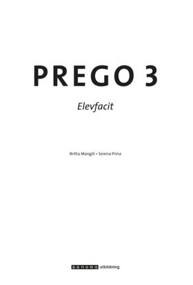 Prego 3 Facit; Britta Mangili, Serena Prina; 2009