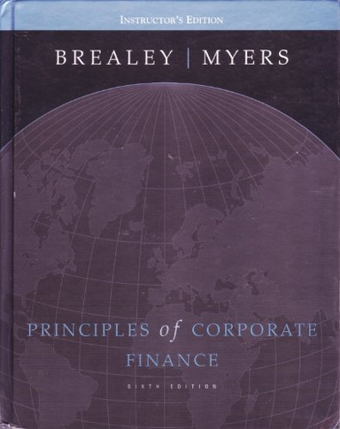 Principles of corporate finance; Richard A. Brealey; 2000