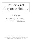 Principles of Corporate FinanceFinance seriesMcGraw Hill series in finance, insurance, and real estateMcGraw-Hill series in finance; Richard A. Brealey, Stewart C. Myers; 1988