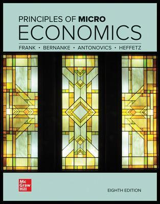 Principles of Microeconomics ; Robert Frank, Ben Bernanke, Kate Antonovics and Ori Heffetz; 2021